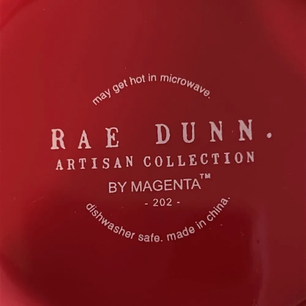 NEW Rae Dunn Red 'Holly Jolly' Coffee Cup